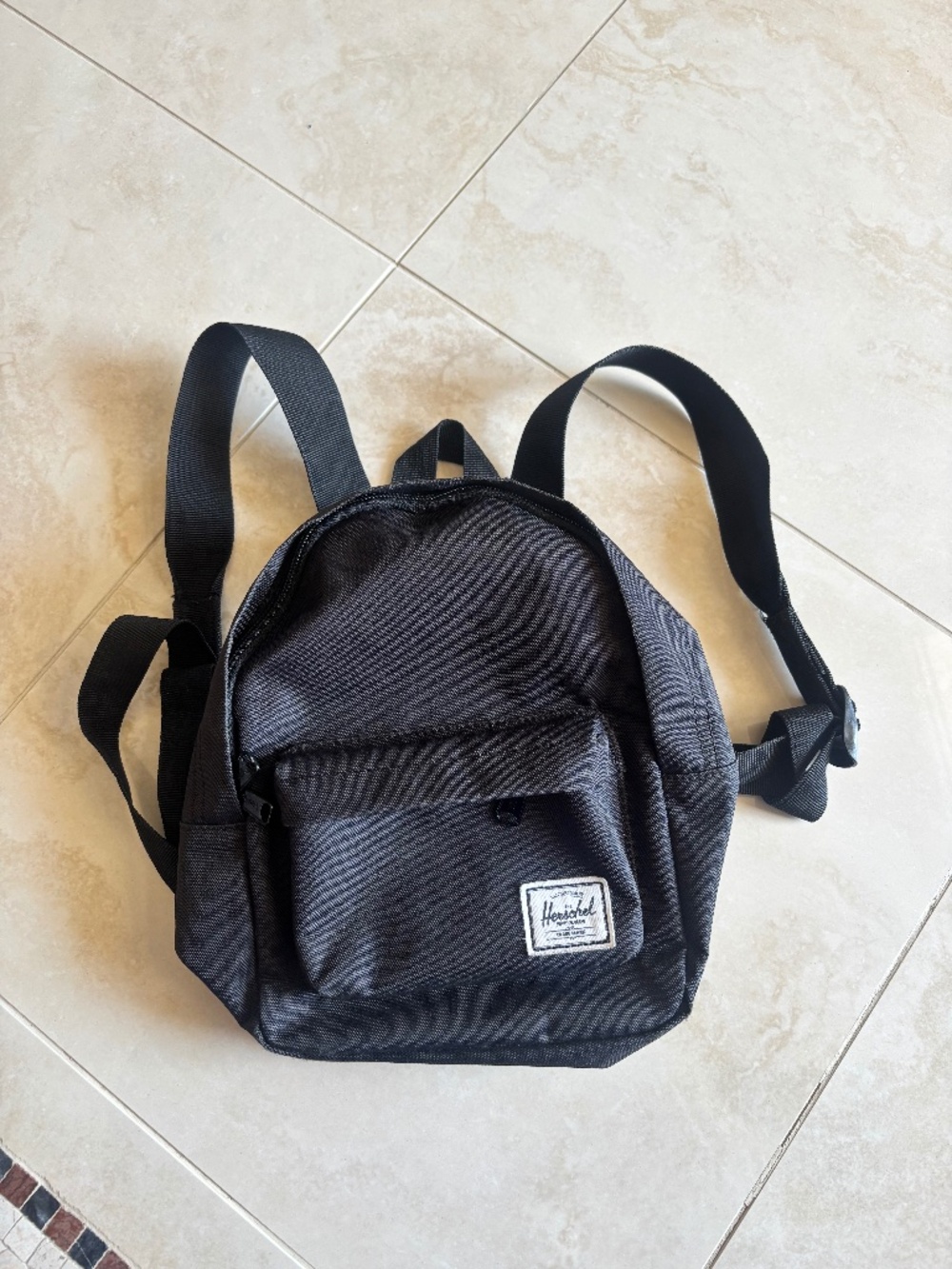 Herschel Supply Black Classic Mini Backpack